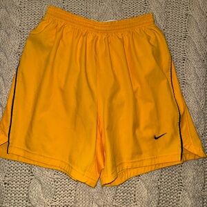 Nike men’s Yellow Sports Shorts
